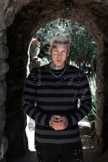 画像5: Autopsy Stitch Striped Sweater / 薄手ニット【VampireFreaks】 (5)