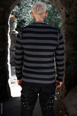 画像7: Autopsy Stitch Striped Sweater / 薄手ニット【VampireFreaks】 (7)