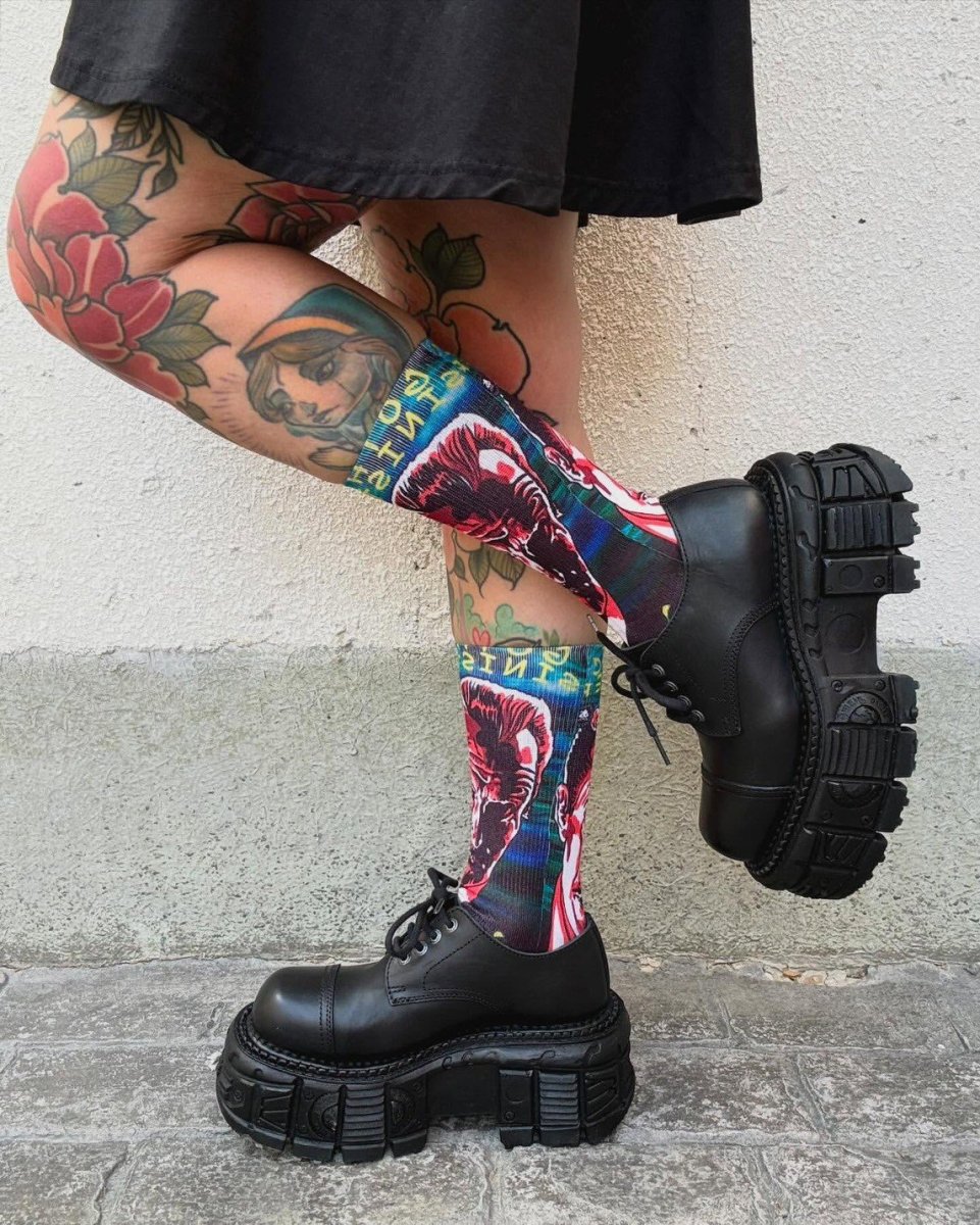 画像14: [取り寄せ]M-TANKMILI003-S1 / 厚底スニーカー / 本革【NEW ROCK】 (14)