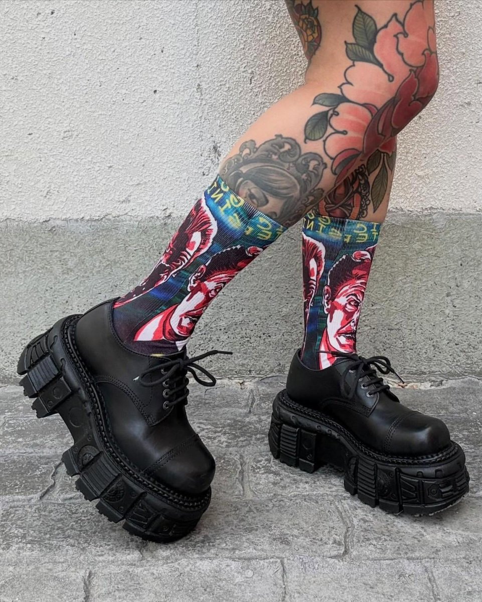 画像15: [取り寄せ]M-TANKMILI003-S1 / 厚底スニーカー / 本革【NEW ROCK】 (15)