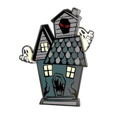画像1: Haunted House Moving Enamel Pin / 蓄光 / ピン【KREEPSVILLE 666】 (1)