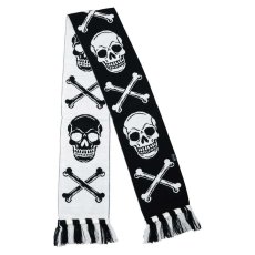 画像3: Skull Crossbone Knit Scarf /  マフラー【KREEPSVILLE 666】 (3)