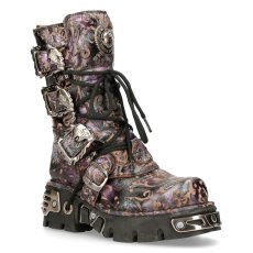 画像3: [取り寄せ]M.391-S5 / ペイズリー / 厚底ブーツ / 本革【NEW ROCK】 (3)