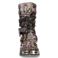 画像4: [取り寄せ]M.391-S5 / ペイズリー / 厚底ブーツ / 本革【NEW ROCK】 (4)