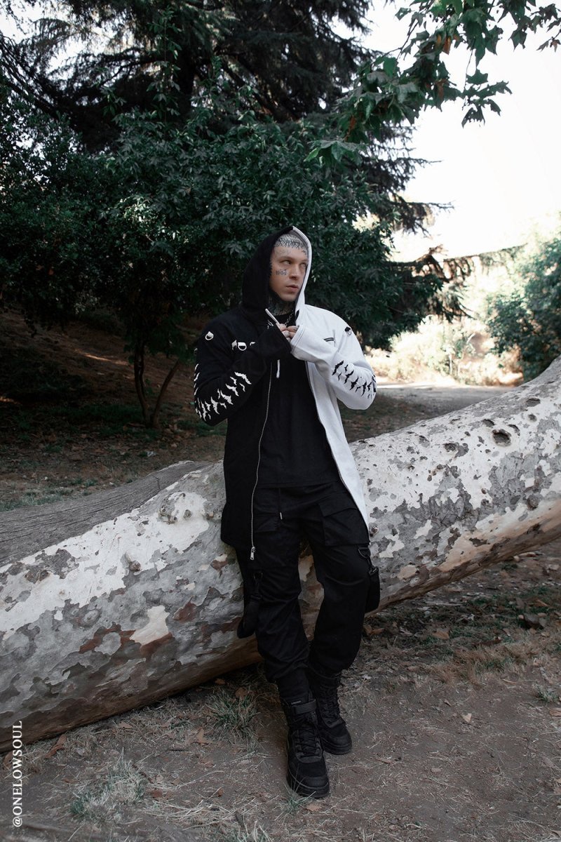 画像14: Split Mage / WHITE / 二つの魂を宿す者 / ZIPパーカー【VampireFreaks】 (14)