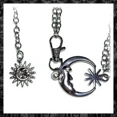 画像3: 【SRW】Crescent Moon & Sun Chain Belt / チェーンベルト (3)