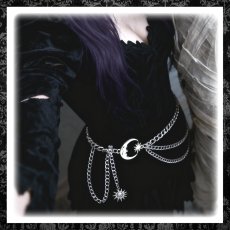 画像6: 【SRW】Crescent Moon & Sun Chain Belt / チェーンベルト (6)