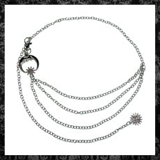 画像2: 【SRW】Crescent Moon & Sun Chain Belt / チェーンベルト (2)