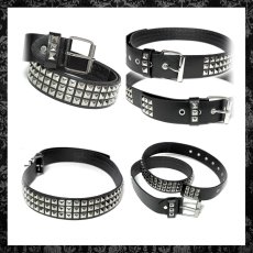 画像5: 【SRW】Triple Studded Belt / スタッズベルト (5)