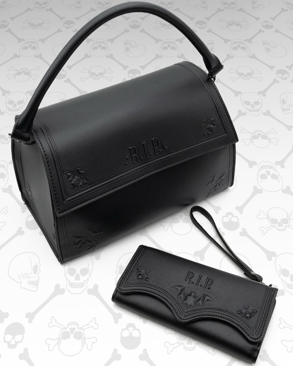 画像5: RIP Embossed Bat Doctor's Bag / ハンドバッグ【KREEPSVILLE 666】 (5)