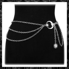 画像7: 【SRW】Crescent Moon & Sun Chain Belt / チェーンベルト (7)