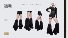 画像4: Leather loop fur punk leg warmer / レッグウォーマー【Devil Fashion】 (4)