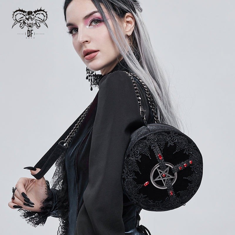 Gothic Everyday Round Bag / ショルダーバッグ【Devil Fashion