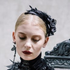 画像1: Gothic rose and far / コーム型ヘアクリップ【Devil Fashion】 (1)