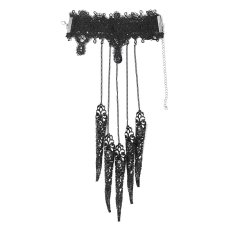 画像8: Gothic decoration fingerstall / フィンガーカバー付きブレスレット【Devil Fashion】 (8)