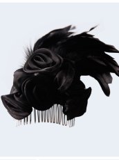 画像2: Gothic rose and far / コーム型ヘアクリップ【Devil Fashion】 (2)
