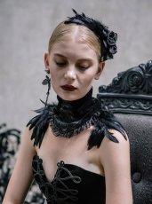 画像5: Gothic rose and far / コーム型ヘアクリップ【Devil Fashion】 (5)