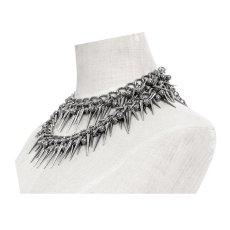 画像5: Punk Double Chain Spike / ネックレス【Devil Fashion】 (5)
