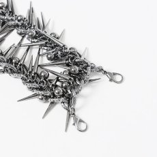 画像9: Punk Double Chain Spike / ネックレス【Devil Fashion】 (9)