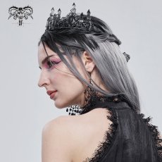 画像3: Dark Crystal Stone Crown / ティアラ【Devil Fashion】 (3)