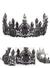 画像9: Dark Crystal Stone Crown / ティアラ【Devil Fashion】 (9)