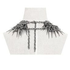 画像7: Punk Double Chain Spike / ネックレス【Devil Fashion】 (7)