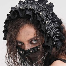 画像1: Gothic Lolita Bonnet  / ヘッドドレス【Devil Fashion】 (1)