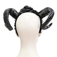 画像6: Gothic horns rose headband / カチューシャ【Devil Fashion】 (6)