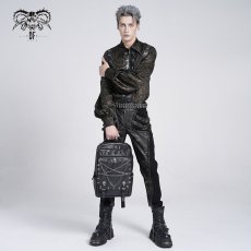 画像5: Punk inverted leather backpack / 高機能バックパック【Devil Fashion】 (5)