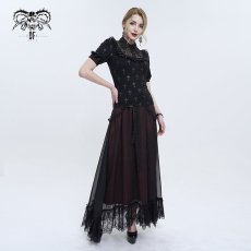 画像10: Black Cross pattern / ブラウス【Devil Fashion】 (10)