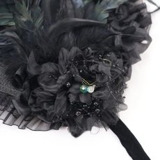 画像10: Black Gothic Headband / ボンネット【Devil Fashion】 (10)