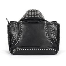 画像10: Heavy Metal Leather Jacket Bag / ショルダーバッグ【Devil Fashion】 (10)