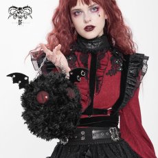 画像5: Gothic Curly Briquette Devil Round Bag / ショルダーバッグ【Devil Fashion】 (5)