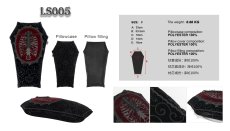画像11: Skeleton printing coffin / クッション【Devil Fashion】 (11)
