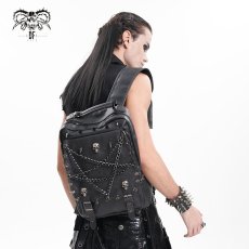 画像7: Punk inverted leather backpack / 高機能バックパック【Devil Fashion】 (7)