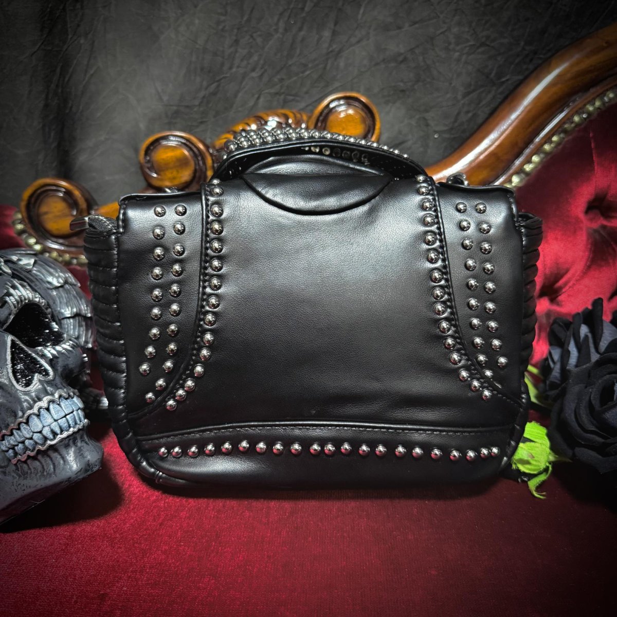画像15: Heavy Metal Leather Jacket Bag / ショルダーバッグ【Devil Fashion】 (15)
