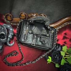 画像14: Heavy Metal Leather Jacket Bag / ショルダーバッグ【Devil Fashion】 (14)