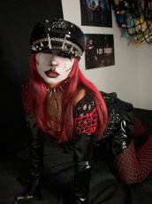 画像9: Military uniform punk hat / ミリタリーキャップ【Devil Fashion】 (9)