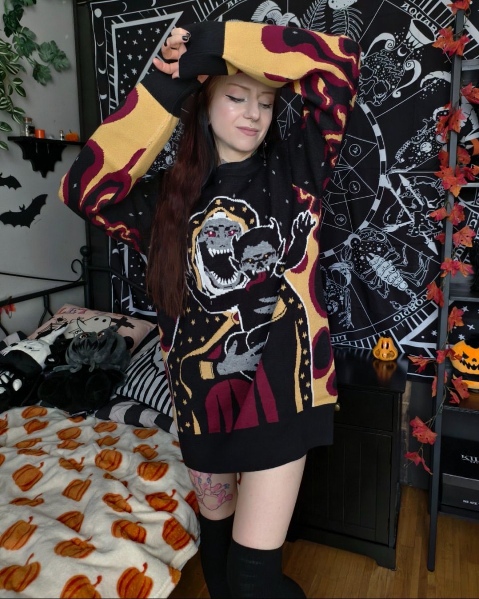 画像6: 🌟数量限定🌟Unholy Night Sweater / 闇の祝祭 / ニットトップス【KILL STAR】 (6)