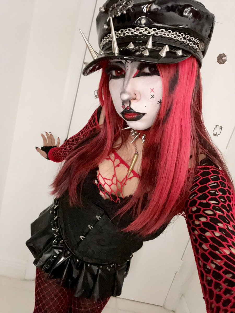 画像10: Military uniform punk hat / ミリタリーキャップ【Devil Fashion】 (10)