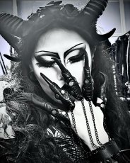 画像11: Gothic horns rose headband / カチューシャ【Devil Fashion】 (11)