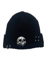 画像5: Distressed Pierced / Skull Drip / ビーニー【VampireFreaks】 (5)