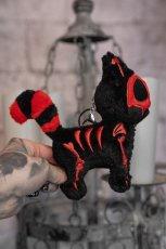 画像2: Blood Skelekitty Plush Keychain / ぬいぐるみキーホルダー【VampireFreaks】 (2)