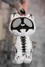 画像5: ⚡期間限定SALE⚡X-Ray Skelekitty Plush Keychain / ぬいぐるみキーホルダー【VampireFreaks】 (5)