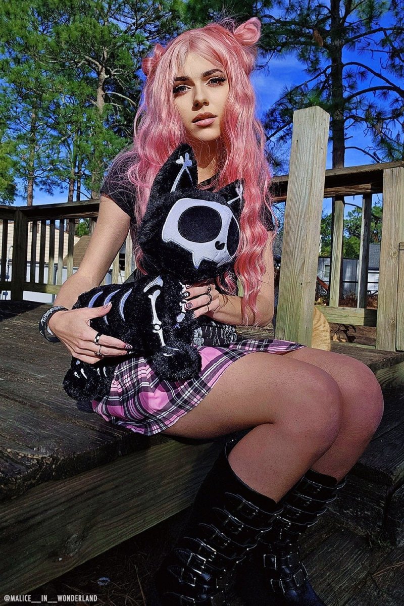 画像5: Skelekitty Purse / ぬいぐるみバッグ【VampireFreaks】 (5)