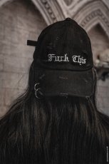 画像6: Fuck This Pierced Baseball Cap / Fuck This / キャップ【VampireFreaks】 (6)