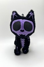 画像5: Ultra Violet Skelekitty Plush Keychain / ぬいぐるみキーホルダー【VampireFreaks】 (5)