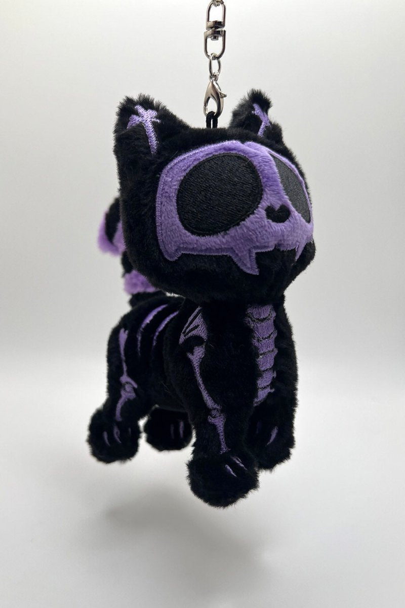 画像7: Ultra Violet Skelekitty Plush Keychain / ぬいぐるみキーホルダー【VampireFreaks】 (7)