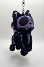 画像7: Ultra Violet Skelekitty Plush Keychain / ぬいぐるみキーホルダー【VampireFreaks】 (7)
