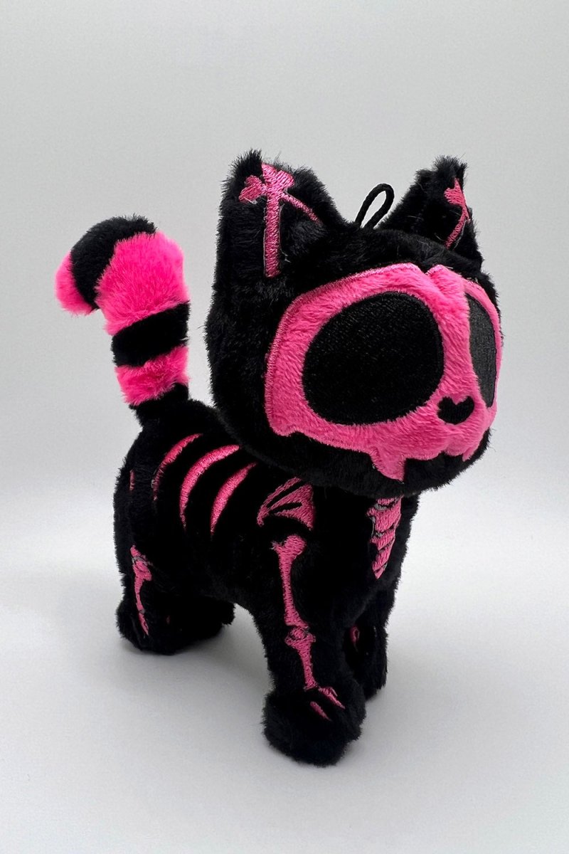 画像5: Bubblegum Skelekitty Plush Keychain / ぬいぐるみキーホルダー【VampireFreaks】 (5)